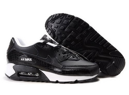 Mens Nike Air Max 90 Black White China